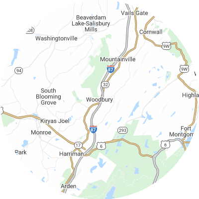 Best window replacement companies in Woodbury, NY map