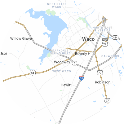 Best tree removal companies in Woodway, TX map