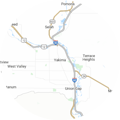 Best concrete companies in Yakima, WA map